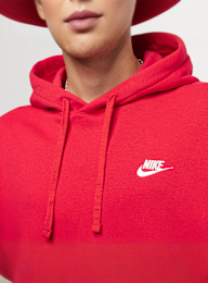Nike, Sportswear Club Fleece Hoodie, red, Image 3 of 5
