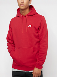 Nike, Sportswear Club Fleece Hoodie, red, Image 5 of 5