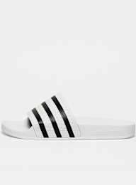 adidas Originals, Adilette, white, Image 1 of 5