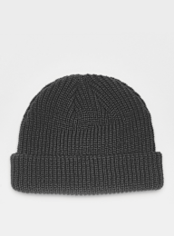 SNIPES, Woven Label Fisherman Beanie charcoal, grijs, Afbeelding 2 van 2