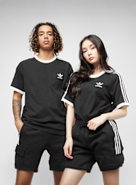 adidas Originals, adicolor 3-Stripes T-Shirt, black, Image 1 of 5