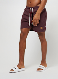 Urban Classics, Block Swim Shorts cherry, purple, Image 1 of 5