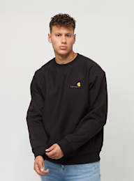 Carhartt WIP, American Script Sweatshirt, zwart, Afbeelding 1 van 5