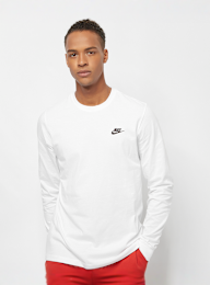 Nike, Club Tee Longsleeve, white, Image 1 of 4