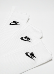 Nike, 3 PACK - Sportswear Everyday Essential Crew Socks, white, Image 2 of 2