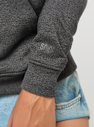 SNIPES, Small Basic Logo Hoodie, grey, Image 4 of 5