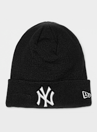 New Era, Cuff Knit MLB New York Yankees Essential, zwart, Afbeelding 1 van 2