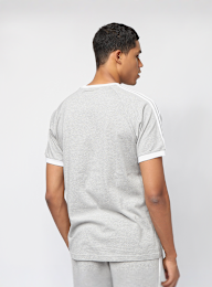 adidas Originals, 3-Stripes Tee medium grey heather, grey, Image 3 of 5
