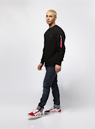 Alpha Industries, X-Fit Sweat, czarny, Obraz 5 z 5