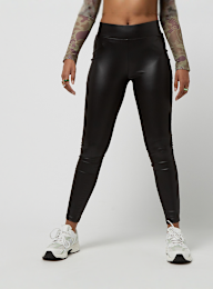Urban Classics, Imitation Leather Leggings, black, Image 1 of 3