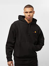 Carhartt WIP, Hooded American Script Sweatshirt, black, Image 1 of 4