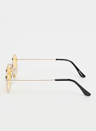 SNIPES, Eckige Sonnenbrille - Gelb, złoty, Obraz 2 z 4