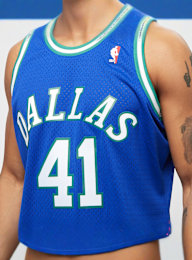 Mitchell & Ness, NBA Swingman Jersey Dallas Mavericks 1998-99 Dirk Nowitzki, blauw, Afbeelding 3 van 5
