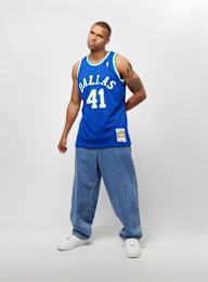 Mitchell & Ness, NBA Swingman Jersey Dallas Mavericks 1998-99 Dirk Nowitzki, blauw, Afbeelding 5 van 5