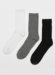 SNIPES, 3 PACK - Small Logo Essential Crew Socks, multi-colour, Image 1 of 2
