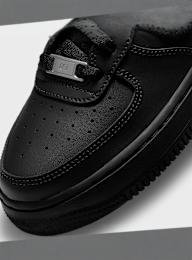 Nike, Air Force 1 LE (GS), black, Image 7 of 8