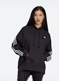 adidas Originals, adicolor 3-Stripes Hoodie, zwart, Afbeelding 1 van 4