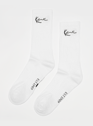Karl Kani, 3 PACK - Signature Socks, wit, Afbeelding 1 van 3