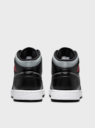 Jordan, Air Jordan 1 Mid black/gym red/particle grey/white, black, Image 5 of 8
