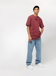 Karl Kani, KK Signature Stripe Block Tee red/navy/dark green, rood, Afbeelding 4 van 4