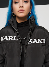 Karl Kani, Retro Essential Puffer Jacket, black, Image 3 of 5