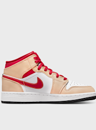 Jordan, Air Jordan 1 Mid white onyx/light curry/white, white, Image 2 of 8