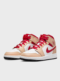 Jordan, Air Jordan 1 Mid white onyx/light curry/white, white, Image 4 of 8