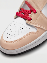 Jordan, Air Jordan 1 Mid white onyx/light curry/white, white, Image 7 of 8