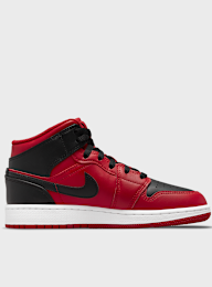 Jordan, Air Jordan 1 Mid gym red/black/white, Red, Image 2 of 8