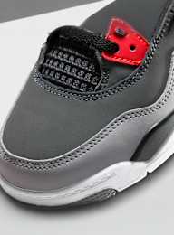 Jordan, Air Jordan 4 Retro dark grey/infrared 23/black/cement grey, grey, Image 4 of 5