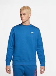 Nike, Sportswear Club Fleece Crew, blue, Image 1 of 5
