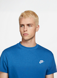 Nike, Sportswear Club Fleece Crew, blue, Image 3 of 5