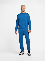 Nike, Sportswear Club Fleece Crew, blue, Image 4 of 5