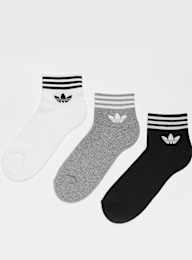 adidas Originals, adicolor Trefoil Ankle Sokken (3 Pack), multicolor, Afbeelding 1 van 2
