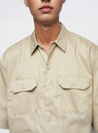 Dickies, Work Shirt Shortsleeve Rec, beige, Image 3 of 5