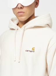 Carhartt WIP, Hooded American Script Sweatshirt, beige, Image 3 of 5