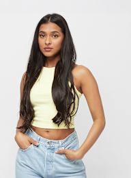 Urban Classics, Cropped Rib Top, yellow, Image 1 of 3
