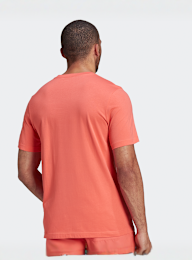 adidas Originals, ESSENTIAL TEE semi turbo, Red, Image 2 of 3