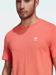 adidas Originals, ESSENTIAL TEE semi turbo, Red, Image 3 of 3