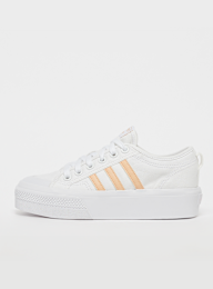 adidas Originals, Nizza Platform Mid Recycled Sneaker, wit, Afbeelding 1 van 5