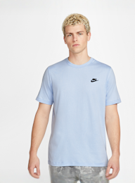 Nike, Sportswear Club Men's T-Shirt, niebieski, Obraz 1 z 4