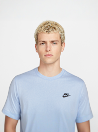 Nike, Sportswear Club Men's T-Shirt, niebieski, Obraz 3 z 4