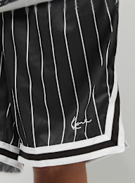 Karl Kani, Small Signature Pinstripe Mesh Shorts, zwart, Afbeelding 3 van 4