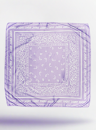 SNIPES, Paisley Satin Scarf, purple, Image 2 of 4