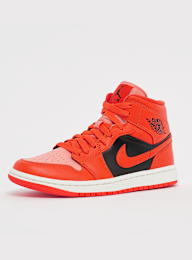 Jordan, Air Jordan 1 Mid SE summit white/blue chill-black, orange, Image 2 of 5