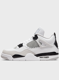 Jordan, Air Jordan 4 Retro white/black/neutral grey, Red, Image 1 of 8