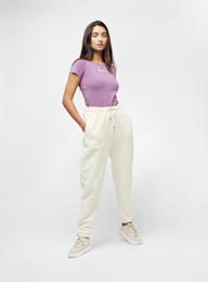 Karl Kani, Small Signature Essential Regular Fit Sweatpants, beige, Afbeelding 5 van 5