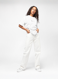 Karl Kani, Small Signature Essential Pinstripe OS Tee, white, Image 4 of 4