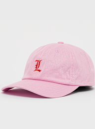 Mister Tee, Letter L Pink Low Profile Cap, lichtroze, Afbeelding 1 van 3