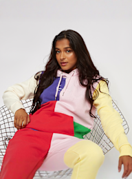 Karl Kani, Small Signature Block Hoodie, multicolor, Afbeelding 1 van 4